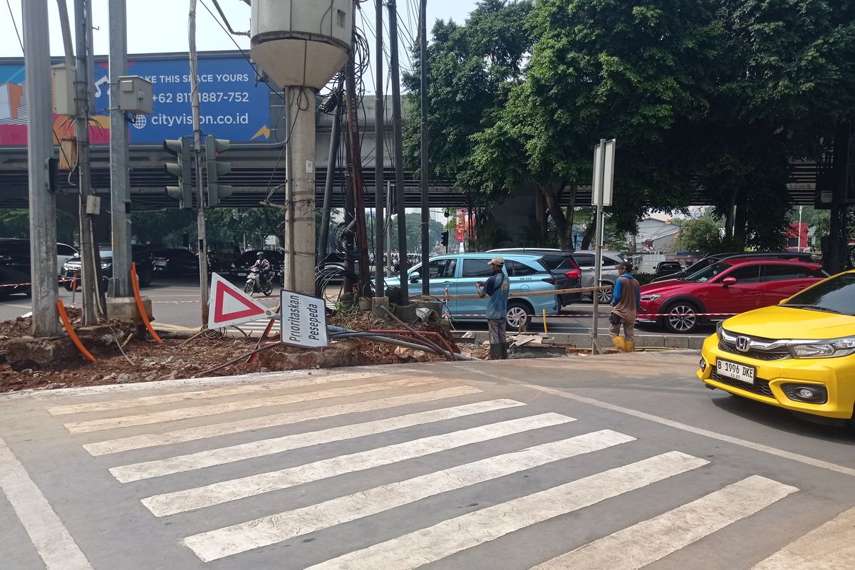 Proyek Speed Table di Fatmawati Hampir Rampung, Jalan Bakal Dibuka Total Senin Pagi!